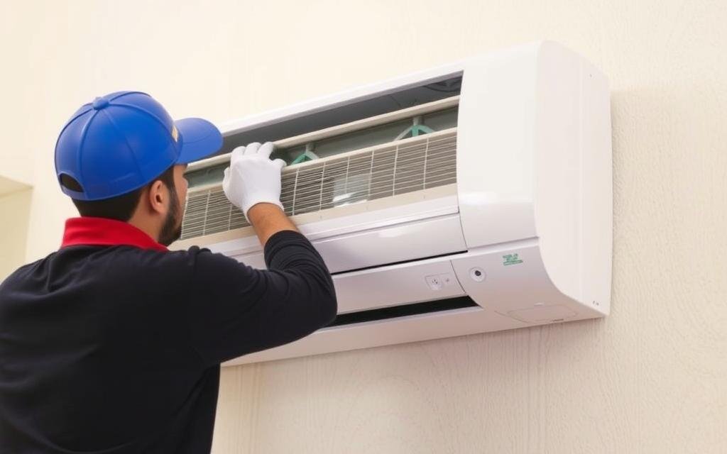 فني تركيب مكيفات الكويت | فك ونقل وحدات سبليت ومركزي