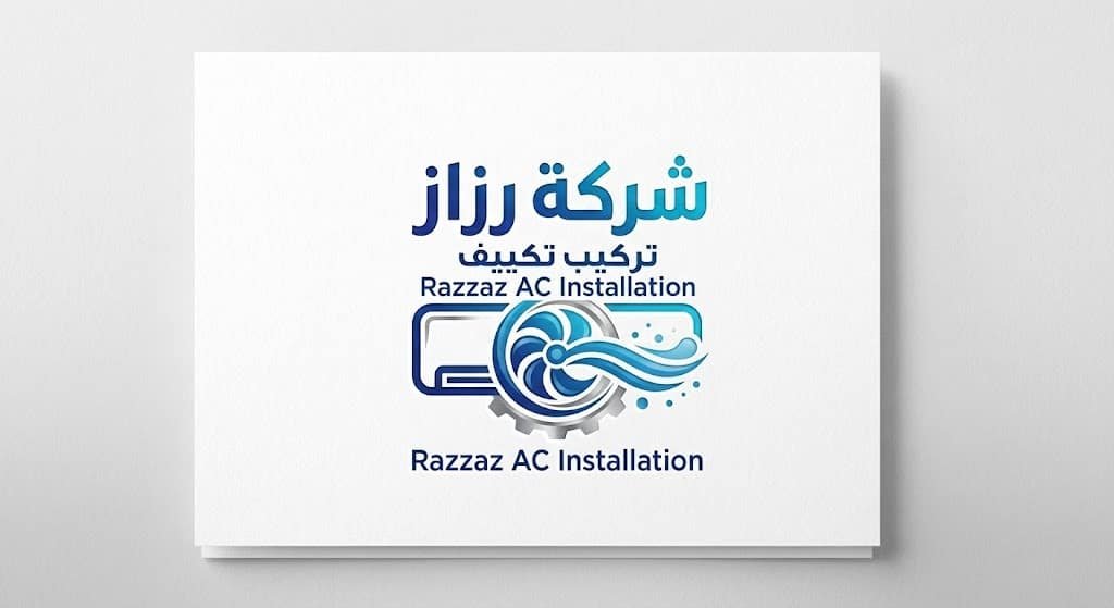 شعار تركيب تكييف الكويت شركة رزاز